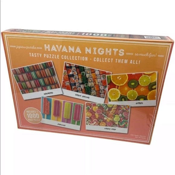 Macarons Jigsaw Puzzle - 1000 Pieces - Havana Nights French Bakery Cook Paris - Picture 6 of 7